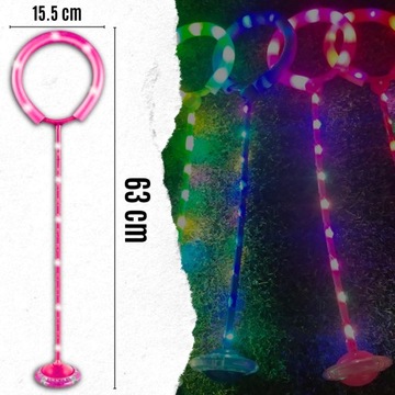 HULA HOP Скакалка для детей со шкиперской ножкой, СВЕТЯЩИЙСЯ светодиод для прыжков со скакалкой