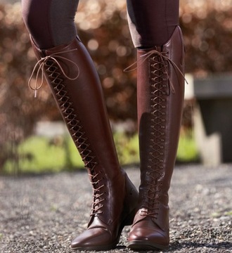 Ботинки HKM Standard LACE коричневые (R:38)