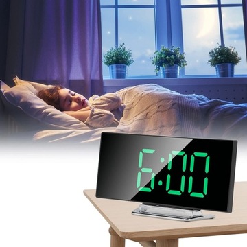 ЦИФРОВЫЕ ЧАСЫ, ЭЛЕКТРОННЫЙ СВЕТОДИОДНЫЙ БУДИЛЬНИК С БУДИЛЬНИКОМ