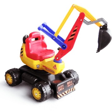 Duża koparka jeździk XL Maxi digger Blue