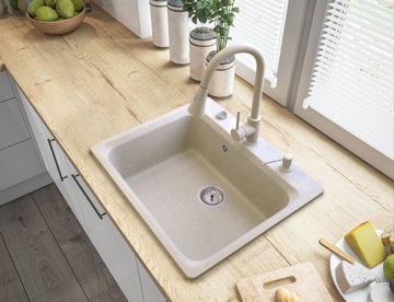 БЕЖЕВЫЙ ДОЗАТОР ЖИДКОСТИ ДЛЯ ГРАНИТНОЙ МОЙКИ