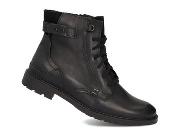 Ботинки челси МУЖСКИЕ УТЕПЛЕННЫЕ PL КОЖА 856 CZ 44