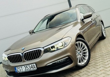 BMW Seria 5 G30-G31 Touring 520d 190KM 2018 BMW Seria 5 X Drive 190ps Virtual Tacho SportLine Bi Led Serwis Gwarancja, zdjęcie 1
