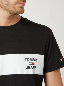 Koszulka T-shirt CZARNA Tommy Hilfiger rozmiar XL