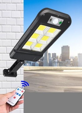 ФОНАРЬ СОЛНЕЧНЫЙ УЛИЧНЫЙ ФОНАРЬ SOLAR 120 LED COB
