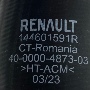 PŘÍVOD INTERCOOLER RENAULT CLIO V CAPTUR II 1.0