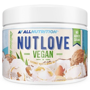 ALLNUTRITION NUTLOVE VEGAN COCONUT WITH ALMOND NUT 500g KREM KOKOSOWY WEGAN