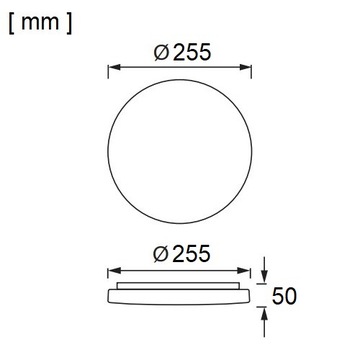 НАКЛАДНОЙ СВЕТИЛЬНИК ДЛЯ ВАННОЙ LED 12ВТ IP44