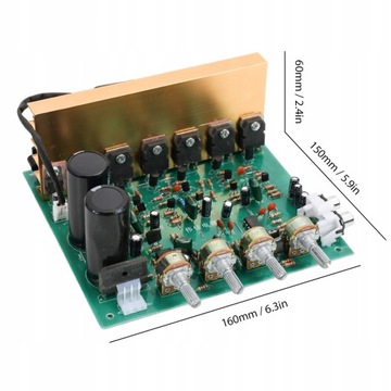 ПЛАТА АУДИОУСИЛИТЕЛЯ ВЫСОКОЙ МОЩНОСТИ DX-2.1