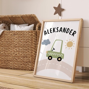 КАРТИНКИ ДЛЯ КОМНАТЫ МАЛЬЧИКА МАШИНЫ ДЕТСКИЕ ИМЯ МАЛЫША А3