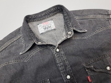 LEVI'S luźna koszula męska jeansowa vintage jak NOWA M