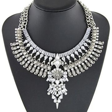 Indian Ethnic Statement Large Collar Necklace Jewelry Women Bohemian Vintag