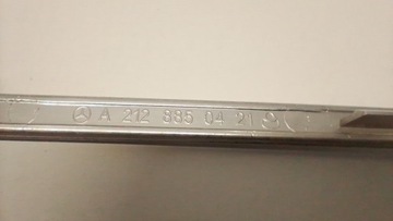 CHRÓM LIŠTA NÁRAZNÍKU PŘEDNÍ PRAVÝ MERCEDES W212