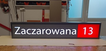 50x30 - НОМЕР ДОМА Табло со светодиодной подсветкой, адрес улицы, баннер, номер дома, 230 В.