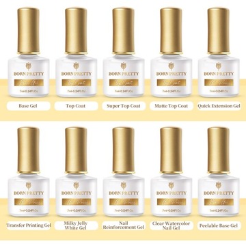 BORN PRETTY - Гибридный УФ/LED гель PEEL-OFF Base Base