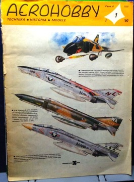 AREOHOBBY Nr 1. 1990 [Technika, Historia, Modele]