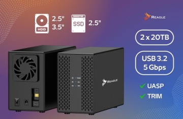 Корпус для HDD SSD 2x 3,5
