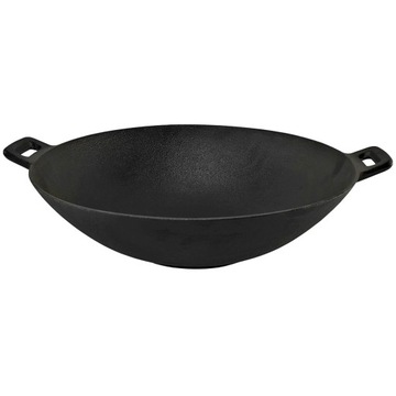 WOK ŻELIWNY NA GRILLA PATELNIA ACTIVA FI 30 CM