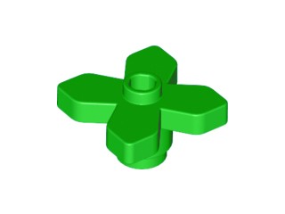 LEGO PLANT 4727 FLOWER LEAF светло-зеленый (10г) 10 шт.