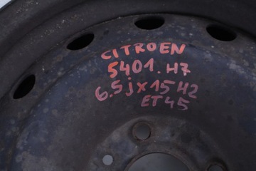 4× DISK OCELOVÝ CITROEN OE 6.5" X 15" 4X108