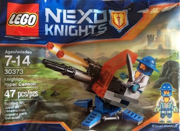 NOWY Polybag LEGO 30373 Nexo Knights - Knighton Hyper Cannon - Rycerz