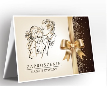 AleKartka Zaproszenia na ślub cywilny C