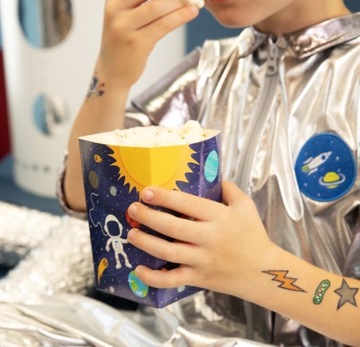 ПОПКОРН КОРОБКА КОСМОС СПЕЙС 6 ШТ.