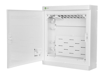 Rozdzielnica modułowa multimedialna natynkowa ELEGANT 2x12 drzwi białe
