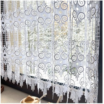 Zazdrostka Gipiura Biała Firanka Do Pokoju Do Kuchni Na Wymiar 40 wys