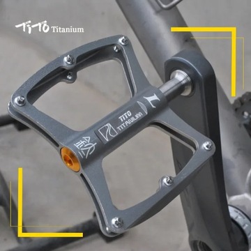 Педаль для шоссейного велосипеда MTB из тито-титанового сплава, сверхлегкая, подшипник DU, горная