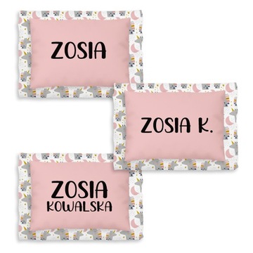 ŚPIWOREK do PRZEDSZKOLA ŻŁOBKA POŚCIEL DLA DZIECKA Z WORKIEM 145x75 + IMIĘ