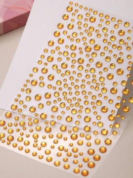 Самоклеящиеся кристаллы циркония для лица GOLD