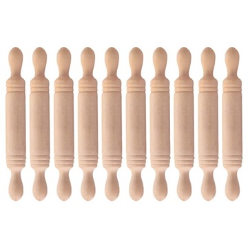 МИНИ ДЕРЕВЯННЫЙ ВАЛИК ДЕТСКИЙ, ГЛИНА, 30 ШТ.