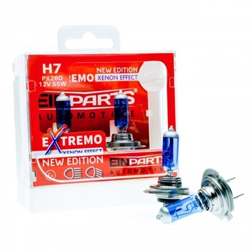 H7 żarówki halogenowe EXTREMO 100% XENON EFEKT 55W