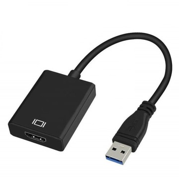 Адаптер Gembird с USB 3.0 на HDMI-A, 19 контактов/гнездо