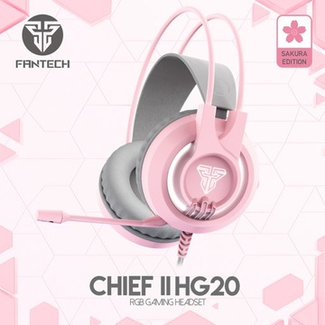Наушники FANTECH HG20 CHIEF GAMING MICROPHONE RGB R