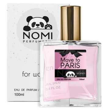 NOMI PERFUMY DAMSKI PERFUMETKI MOVE TO PARIS 100ML