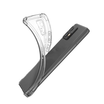 Чехол ANTI SHOCK GRIP CLEAR CASE для Motorola Moto G72 + 9H GLASS