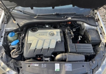 Volkswagen Golf VI Hatchback 5d 2.0 TDI-CR DPF 140KM 2008 Volkswagen Golf Highline 2.0 TDI 140KM DSG 2008r czarna skora navi po opla, zdjęcie 13