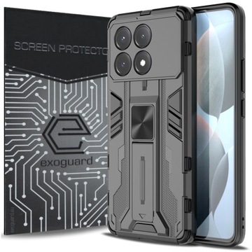 ETUI PANCERNE CASE COVER FUTERAŁ OBUDOWA + SZKŁO do XIAOMI POCO X6 PRO 5G