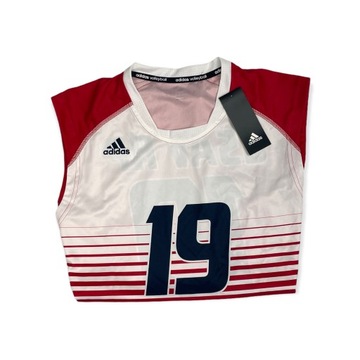 Красная футболка USAV HP 19 Adidas VOLLEYBALL L