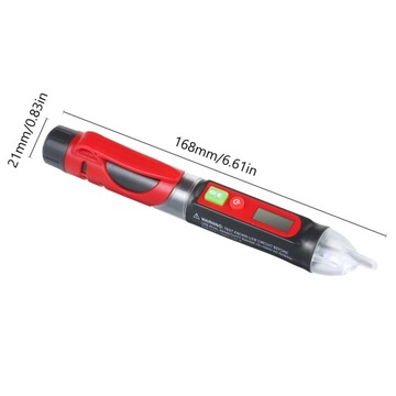 ТЕСТЕР ПЕРЕМЕННОГО НАПРЯЖЕНИЯ 12-1000 В БЕСКОНТАКТНЫЙ ТЕСТЕР WINTACT ALARM