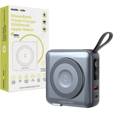 Powerbanka pro MagSafe Usb-c 10000mAh, Mobile Origin cestovní adaptéry Uk Aus