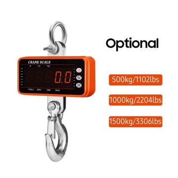 Цифровые ЖК-весы 500 1500 кг Крановые весы Портативная промышленная электроника