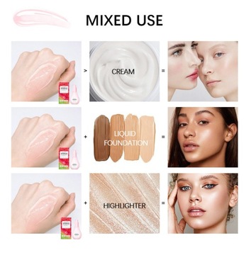 Watermelon Glow Niacinamide Dew Drops Serum Makeup Primer Cream -