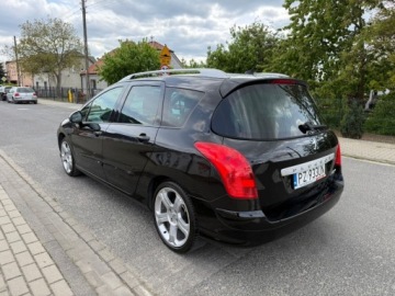 Peugeot 308 I SW 1.6 THP 156KM 2010 Peugeot 308 308 SW KLIMATYZACJA TEMPOMAT PANORAMA DACH GRZANE FOTELE GWARA, zdjęcie 1