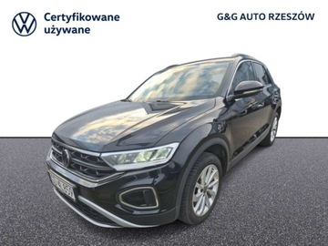 Volkswagen T-Roc I SUV Facelifting 1.5 TSI ACT 150KM 2023 Volkswagen T-Roc 1.5 TSI 150KM Life, FV23, Serwis ASO, Gwarancja 1.5