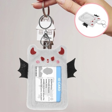 Плюшевый брелок с кредитной картой