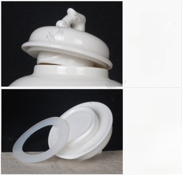 SZCZELNY, CERAMICZNY POJEMNIK DO PRZECHOWYWANIA MIODU