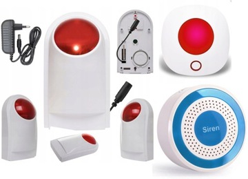 GSM Wireless Alarm Siren App Plock WiFi